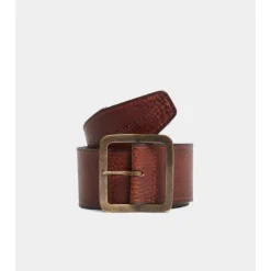 Large ceinture en cuir