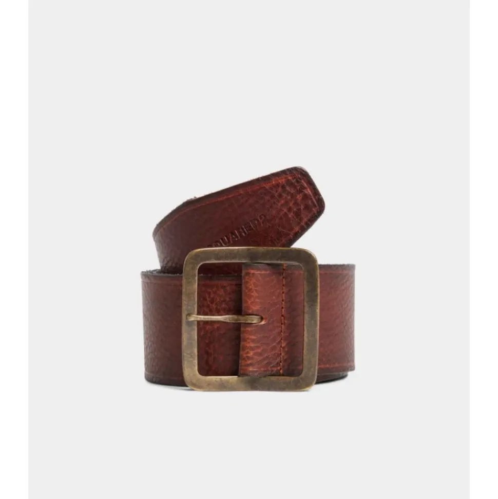 Large ceinture en cuir