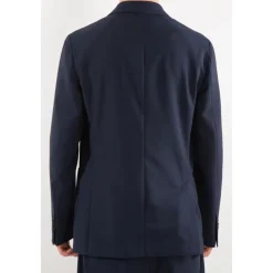 Élégant Costume Croisé en Laine