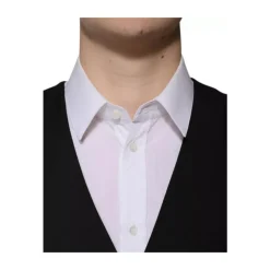 Élégant Gilet Formel Noir