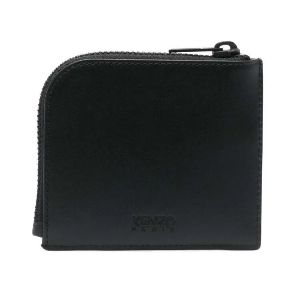 Élégant Portefeuille en Cuir Noir