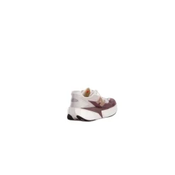 Logo Sneakers Tissu Caoutchouc Détails Coupe Régulière