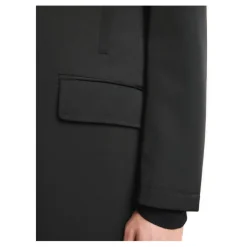 Manteau Double en Gabardine Stretch