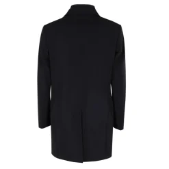 Manteau Double en Gabardine Stretch