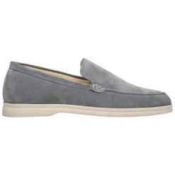 Mocassins en Velours Gris