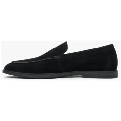 Mocassins Slim en Velours Authentique