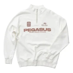 Nouveau Sweat Pegasus Demi-Zip Doux Beurre