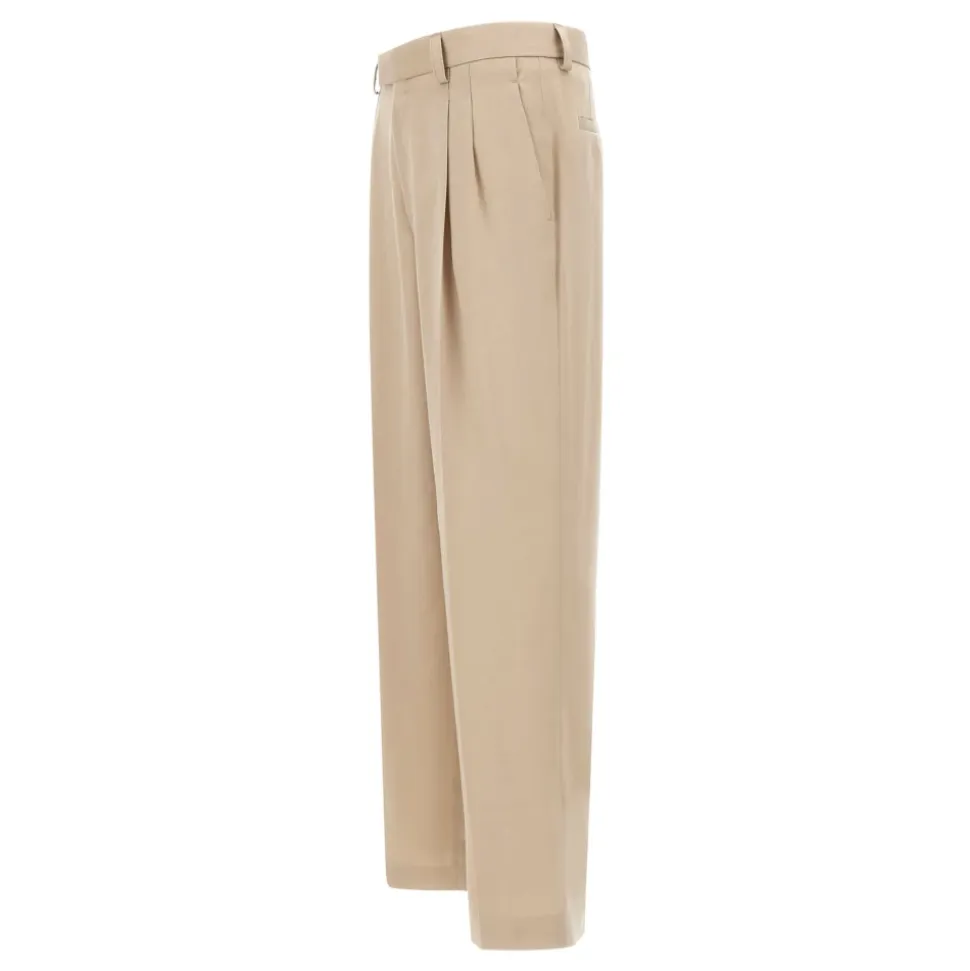 Pantalon Coupe Oversize en Twill