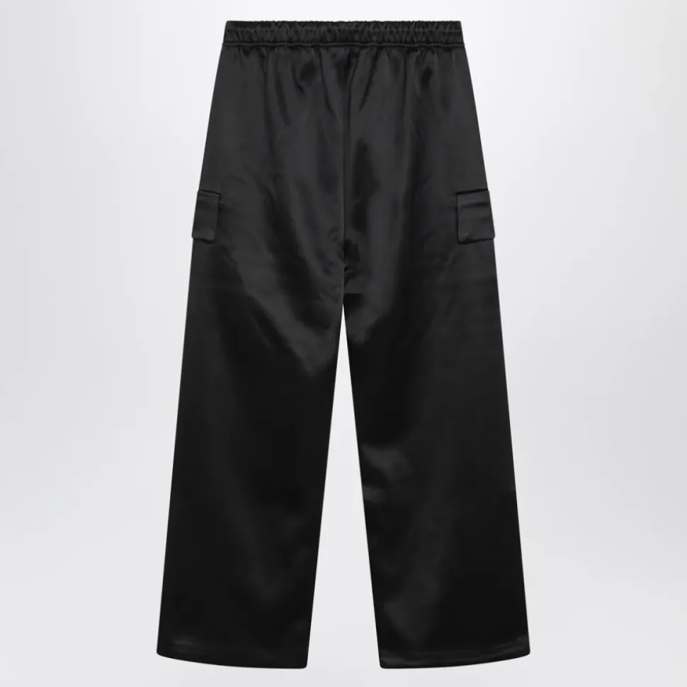 Pantalon Field en satin collé