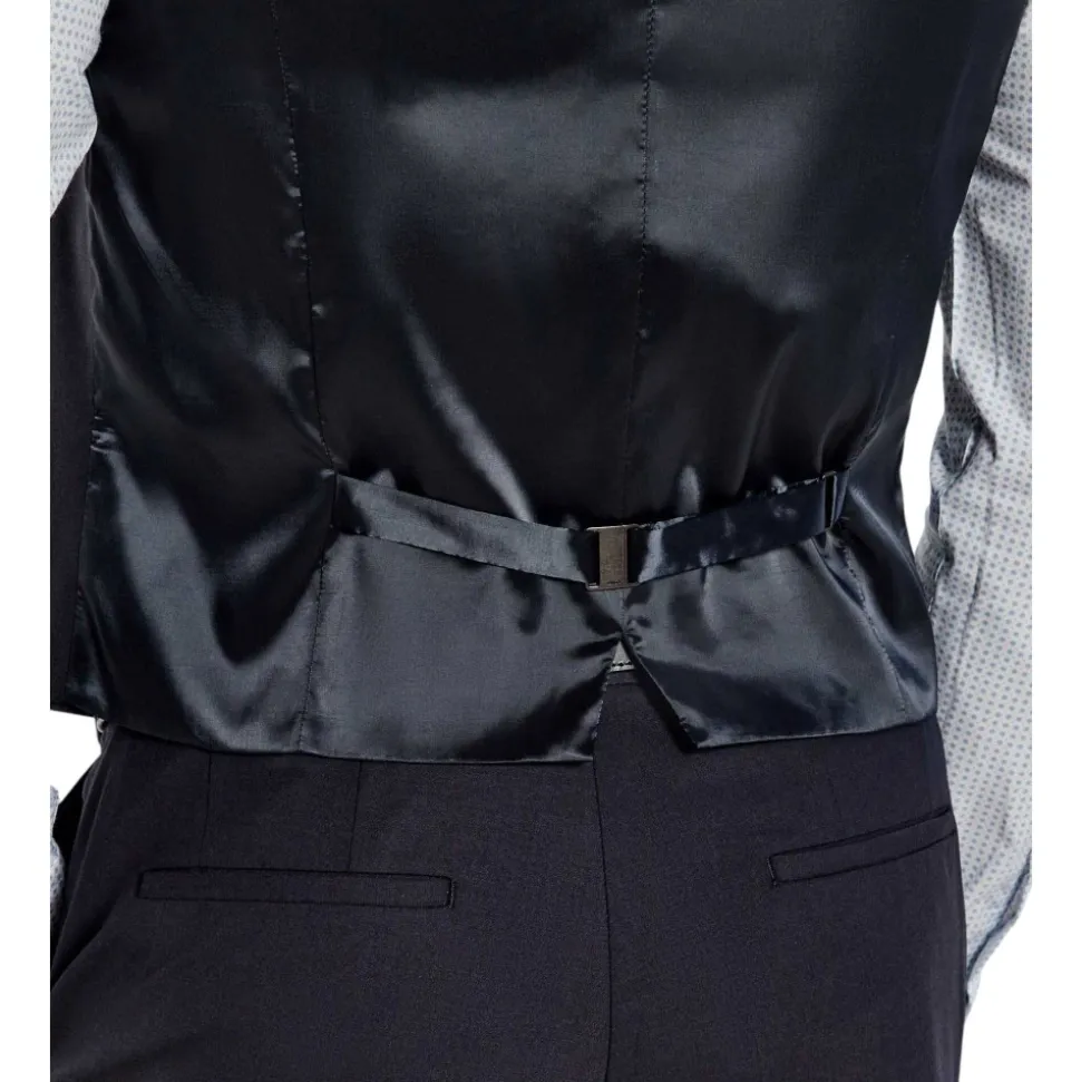 Pantalon Élégant en Laine Mélangée