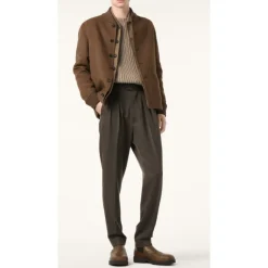 Pantalon Taille Mi-Haute et Jambe Droite