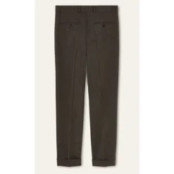 Pantalon Taille Mi-Haute et Jambe Droite