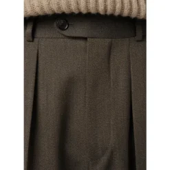 Pantalon Taille Mi-Haute et Jambe Droite
