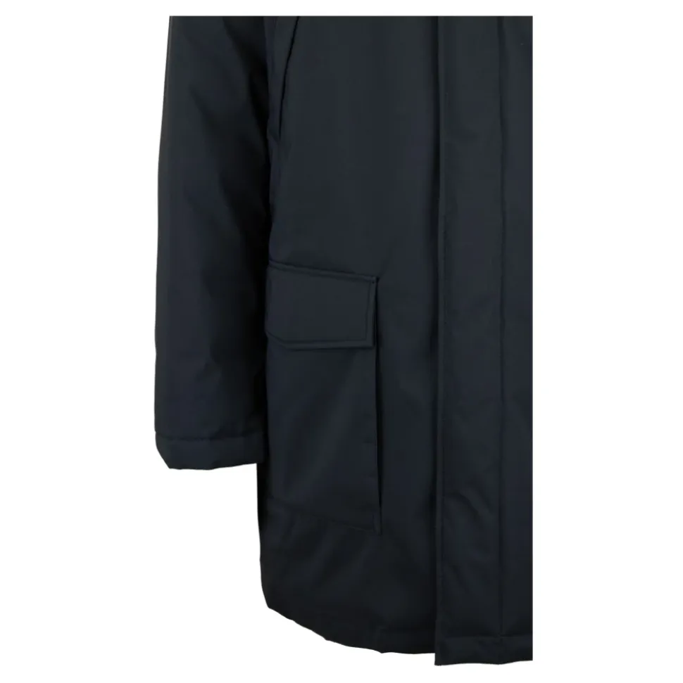 Parka Homme à Bouton Automatique avec Fermeture Éclair