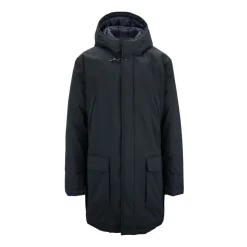 Parka Homme à Bouton Automatique avec Fermeture Éclair