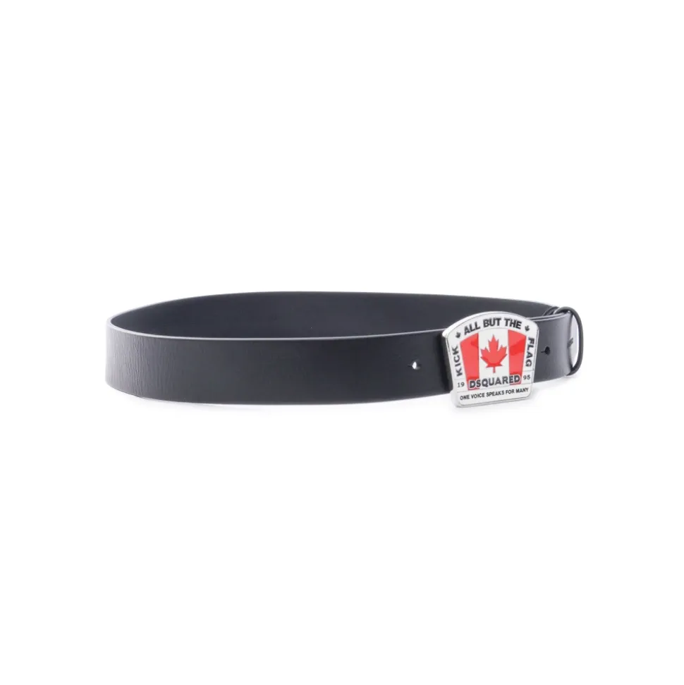 Plaque Buckle Belt