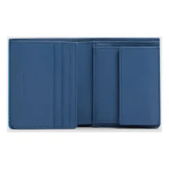 Portefeuille Vertical Trifold avec Poche à Monnaie