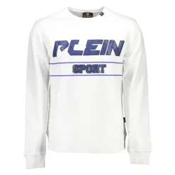 Pull en Coton Blanc avec Détails Contrastants