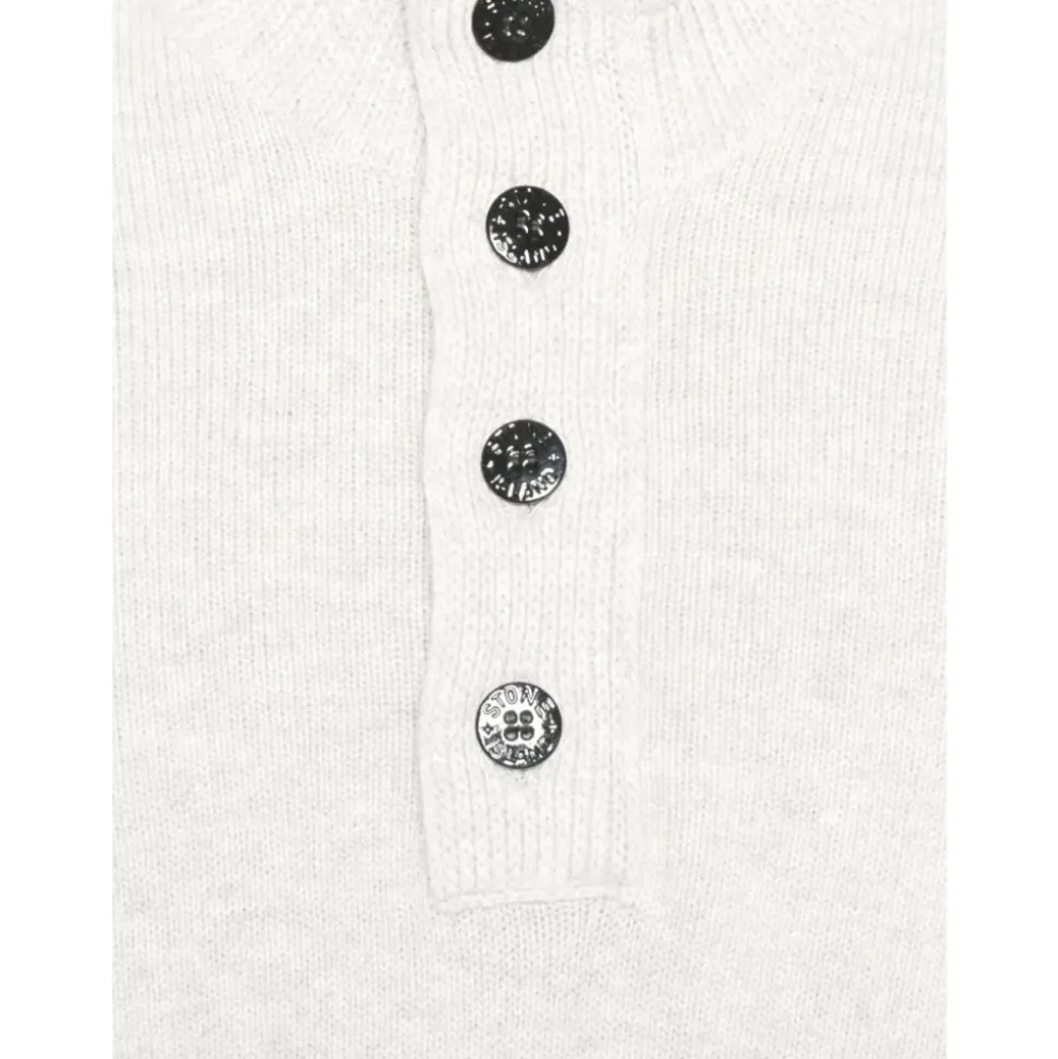 Pull en laine d'agneau à demi-zip
