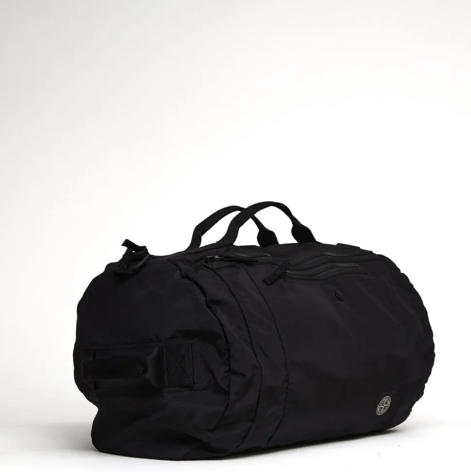 Sac bandoulière avec trois compartiments séparés et fermetures éclair