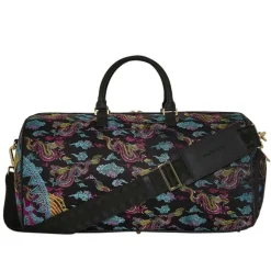 Sac de voyage brodé avec des dragons