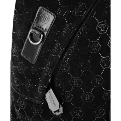 Sac à dos en cuir Monogram Strass