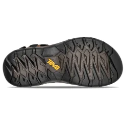 Sandales de randonnée en cuir marron pour hommes