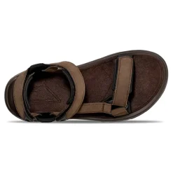 Sandales de randonnée en cuir marron pour hommes
