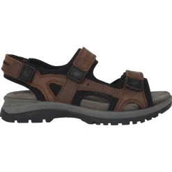 Sandalette homme large - Marron