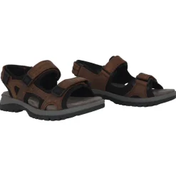 Sandalette homme large - Marron