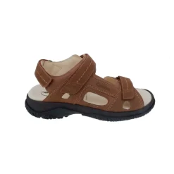 Sandalette homme marron avec semelle amovible