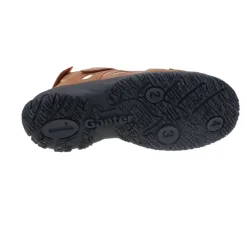 Sandalette homme marron avec semelle amovible