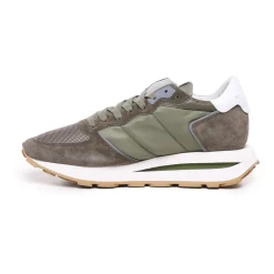 Sneakers Vert Kaki avec Mousse Mémoire de Forme