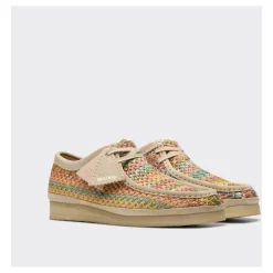 Sneakers Wallabee Raffia Multicolore