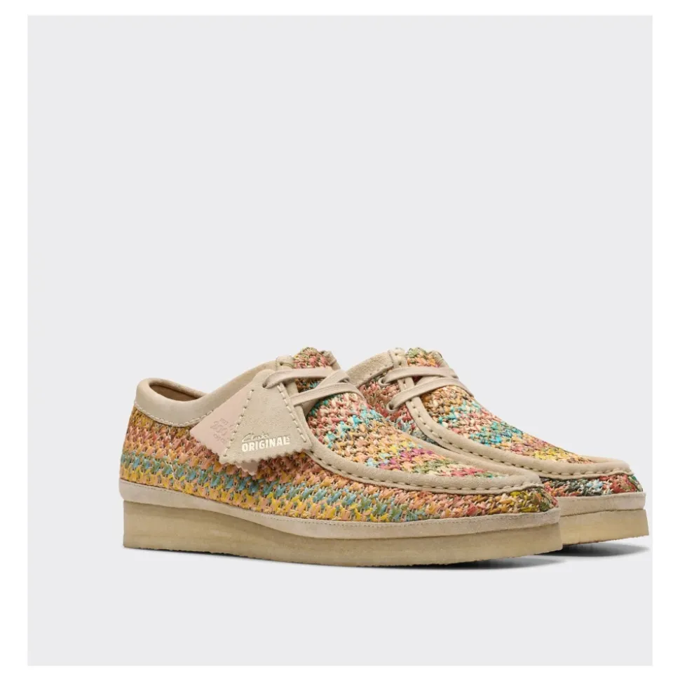 Sneakers Wallabee Raffia Multicolore