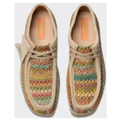 Sneakers Wallabee Raffia Multicolore