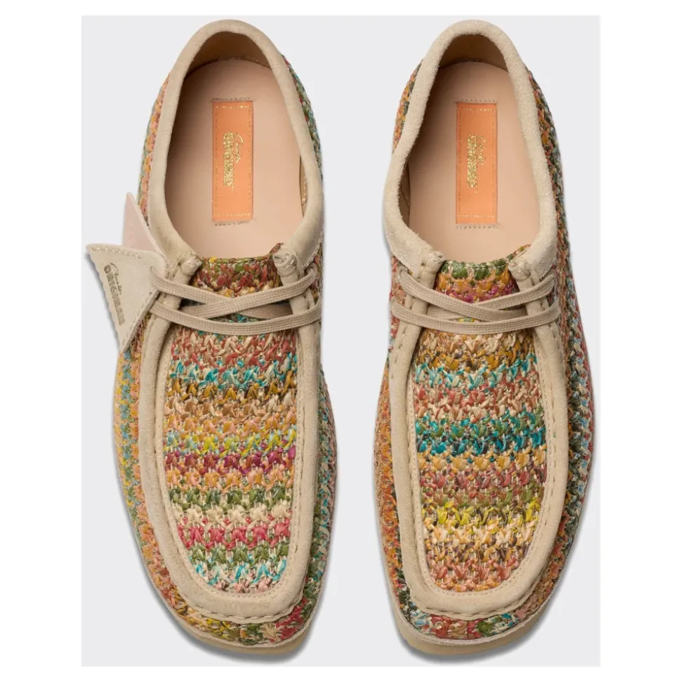 Sneakers Wallabee Raffia Multicolore