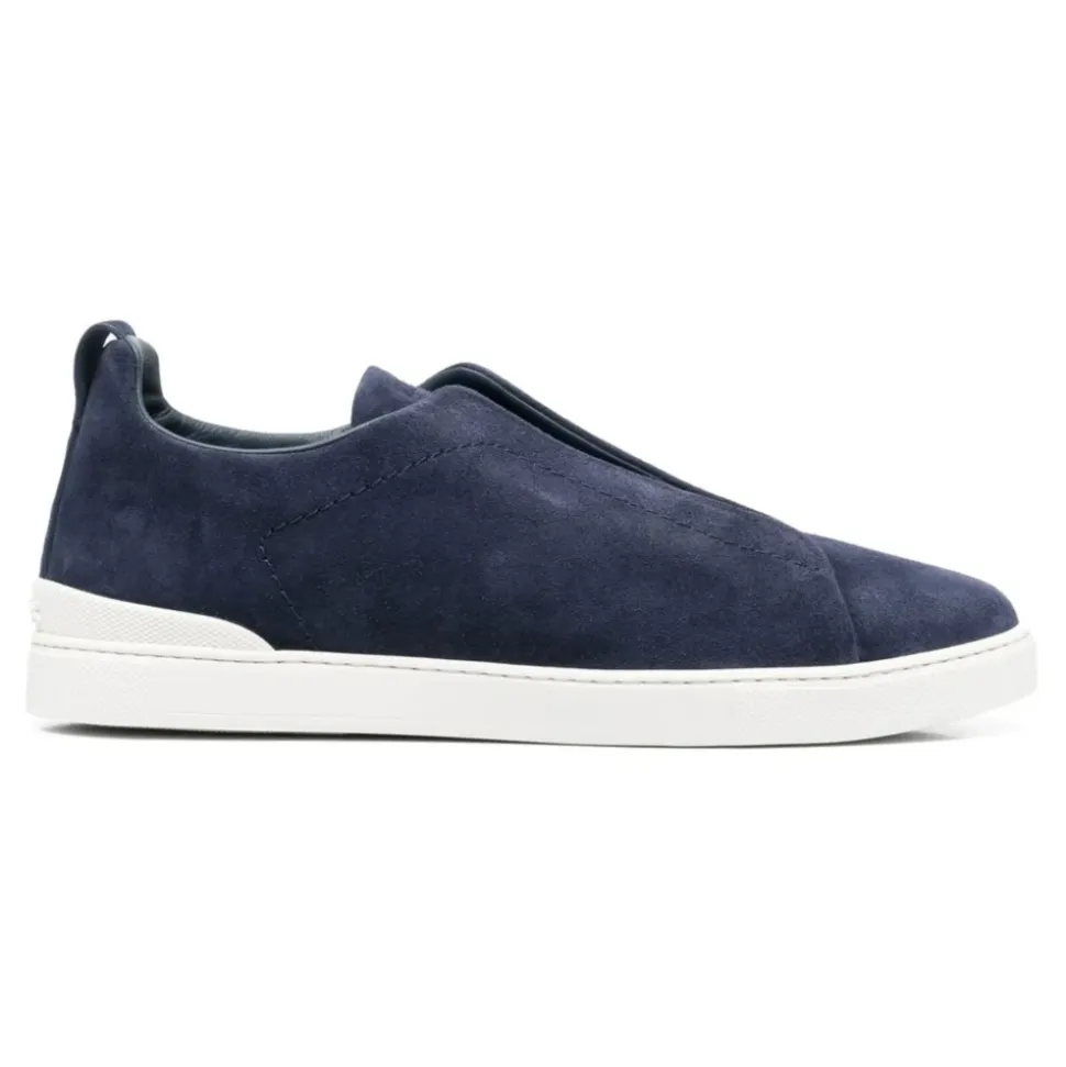 Suede Triple Stitch Sneakers