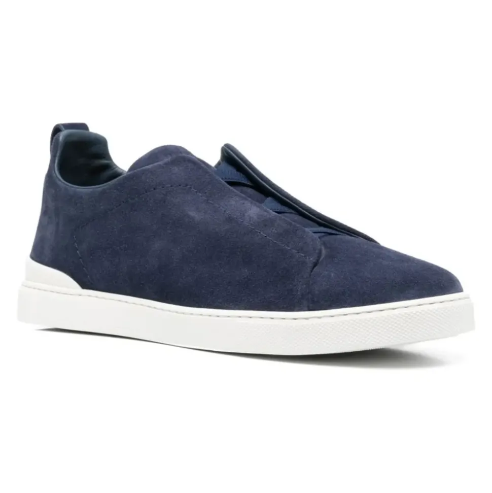 Suede Triple Stitch Sneakers