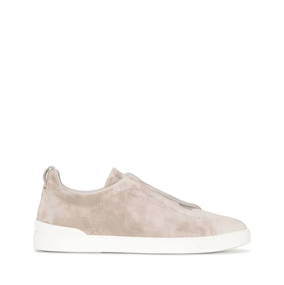 Suede Triple Stitch Sneakers