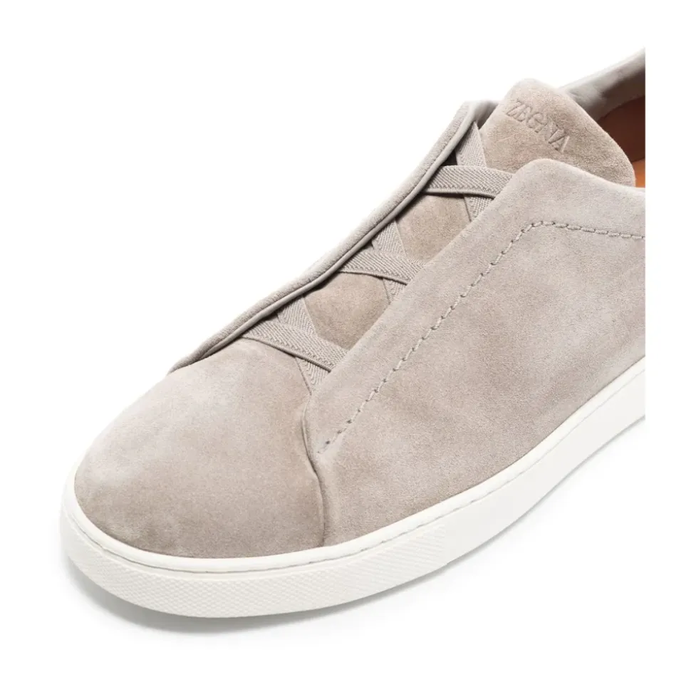 Suede Triple Stitch Sneakers
