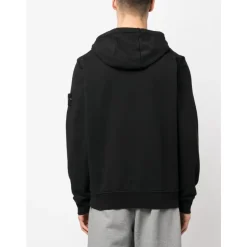 Sweat à Capuche Jersey avec Badge Logo