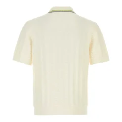 Tennis Boucle Long-Sleeve Polo Shirt