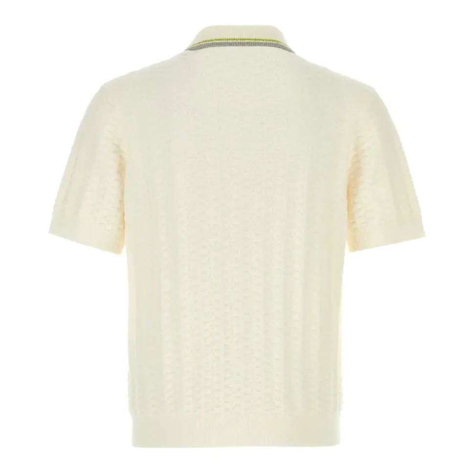 Tennis Boucle Long-Sleeve Polo Shirt