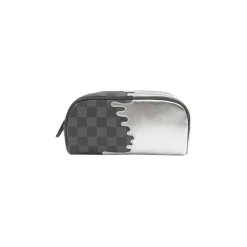 Trousse crayon Silver Side Drip Black Check
