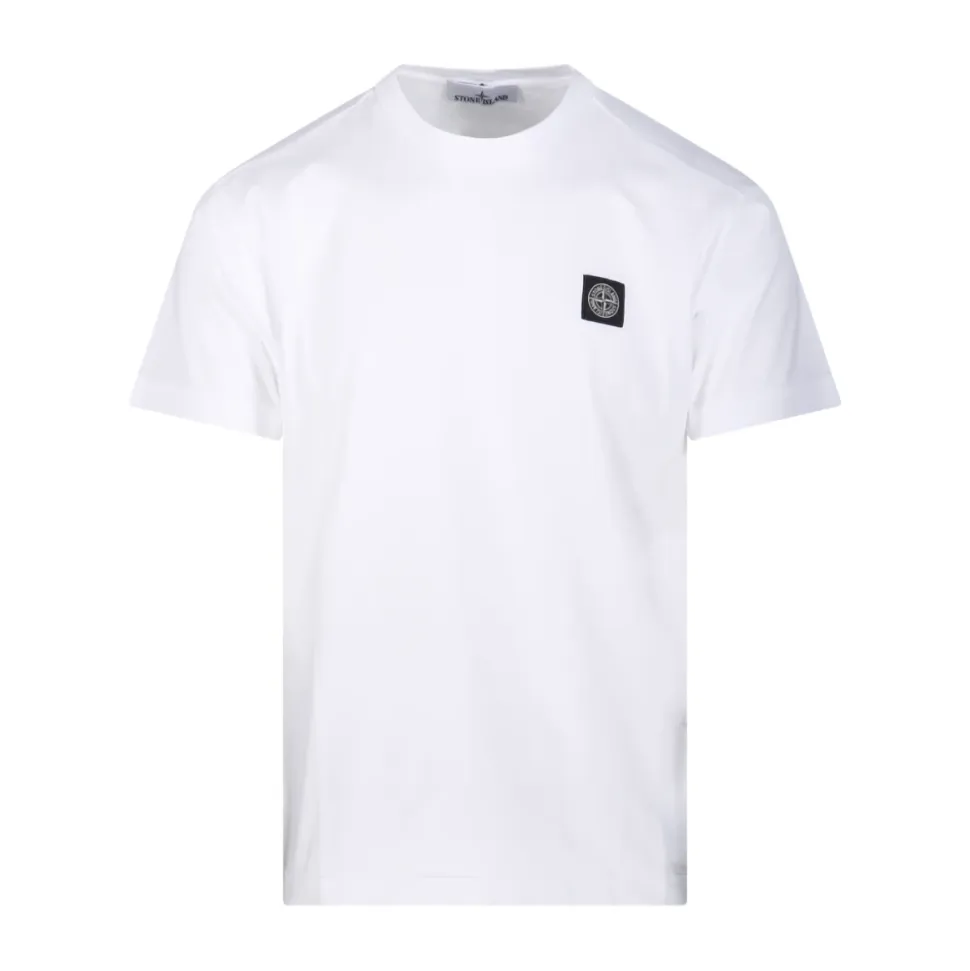 T-shirt blanc à manches courtes