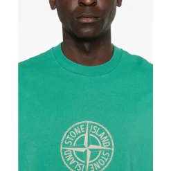 T-shirt coupe droite avec imprimé boussole intégral