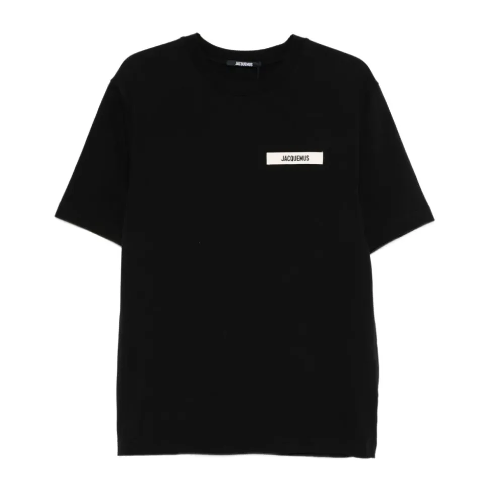 T-shirt en Coton Élégant en Noir