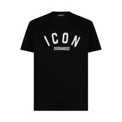 T-shirt en Coton Noir