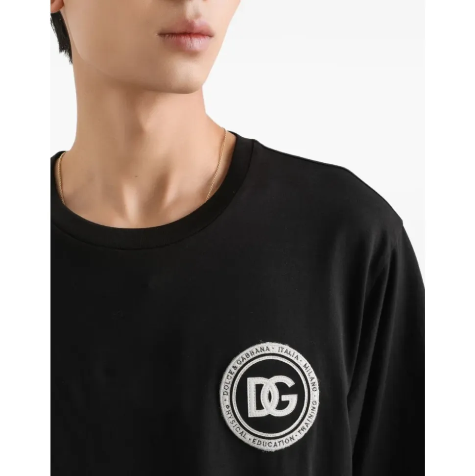 T-Shirt en Jersey avec Écusson